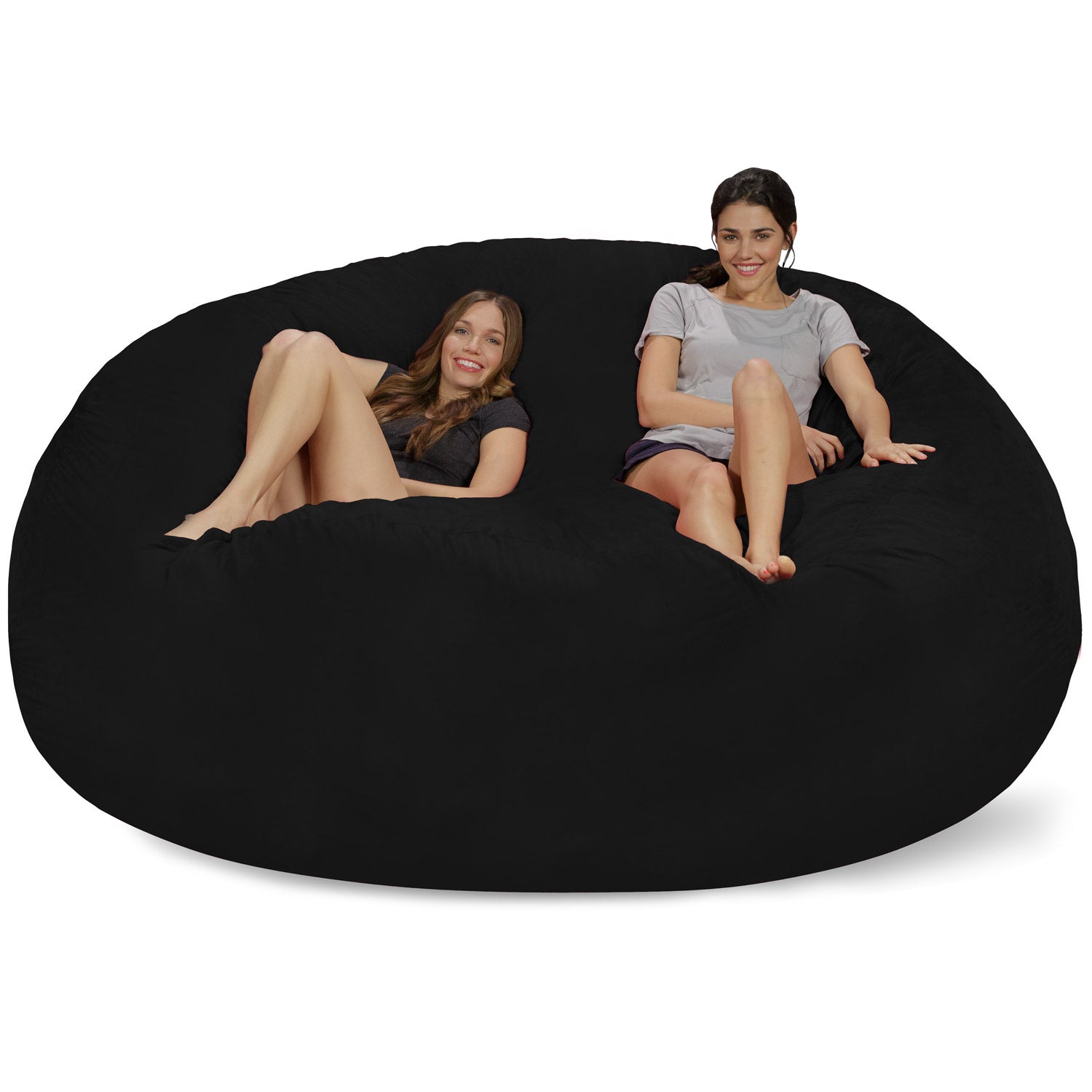 Chill Sack Bean Bag Chair: Giant 5' Memory Foam Furniture Bean Bag - Big  Sofa with Soft Micro Fiber Cover - Charcoal